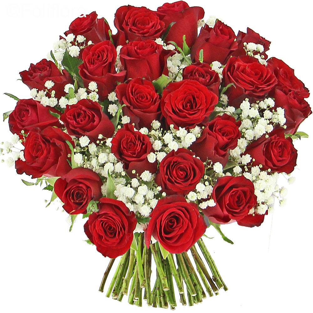bouquet red roses -je-taime 1 LOVE