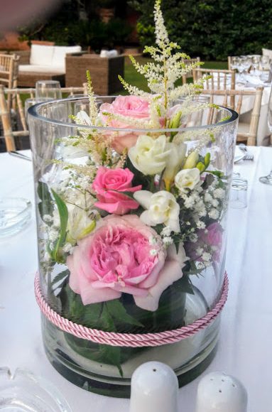 WEDDING WITH PINK GARDEN ROSES