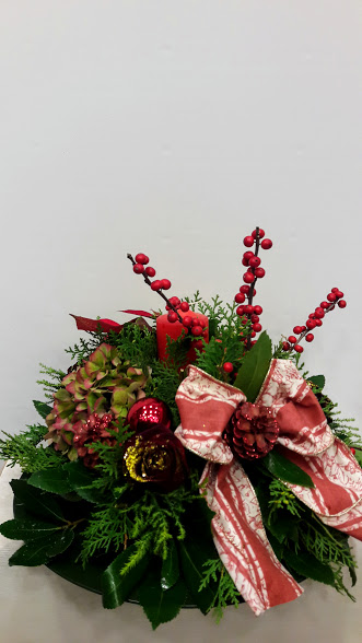 christmas center-piece with candle1jpg